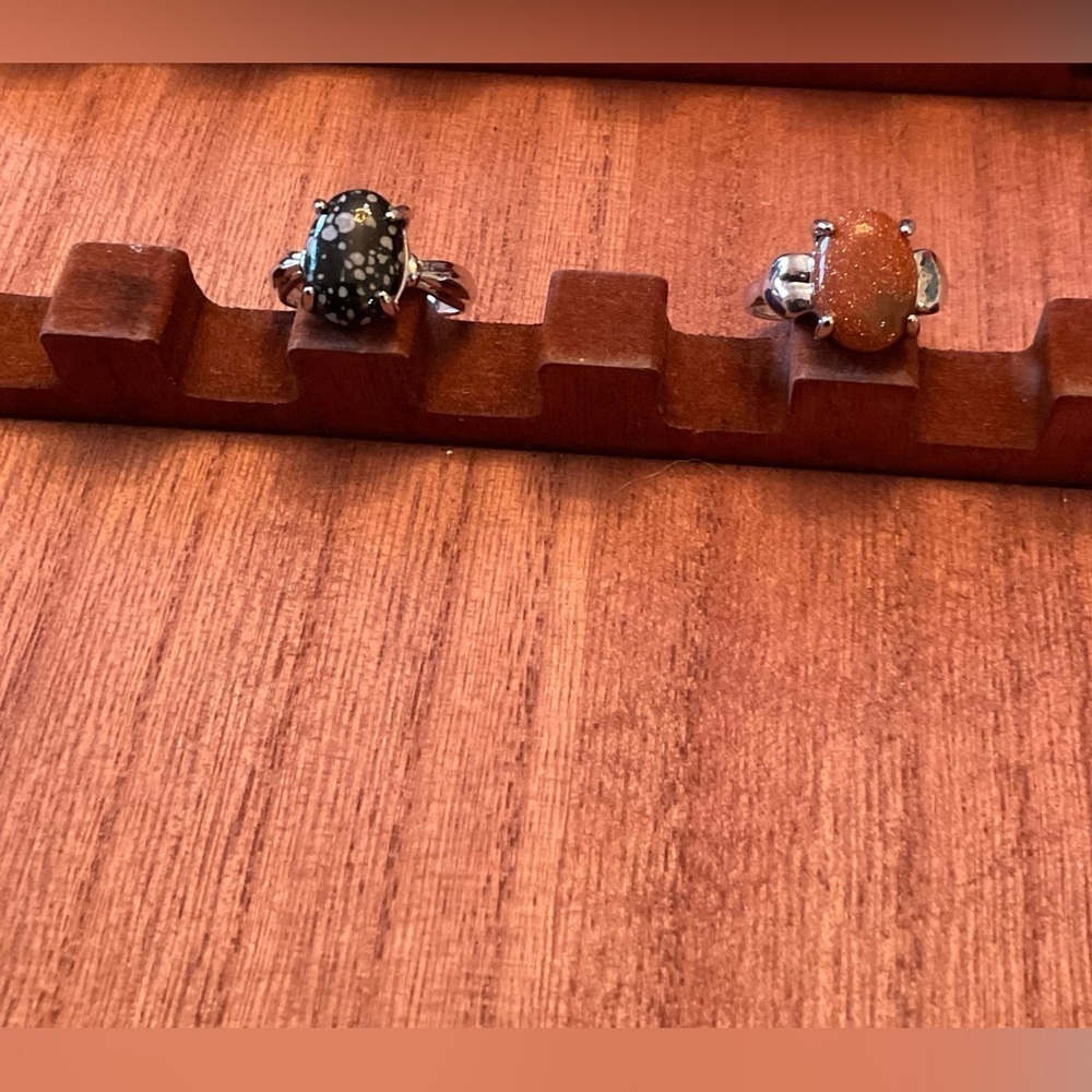 Set of 2 Unique Rings size 9, BN